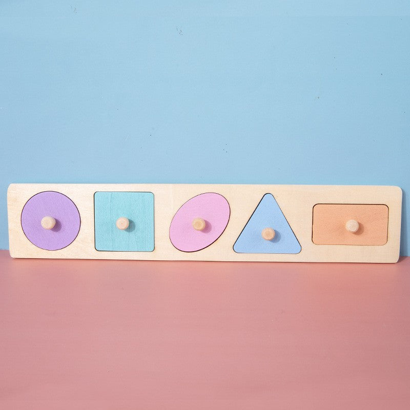 Cross-border Wooden Montessori Early Education Toys Ball Drawer Target Box