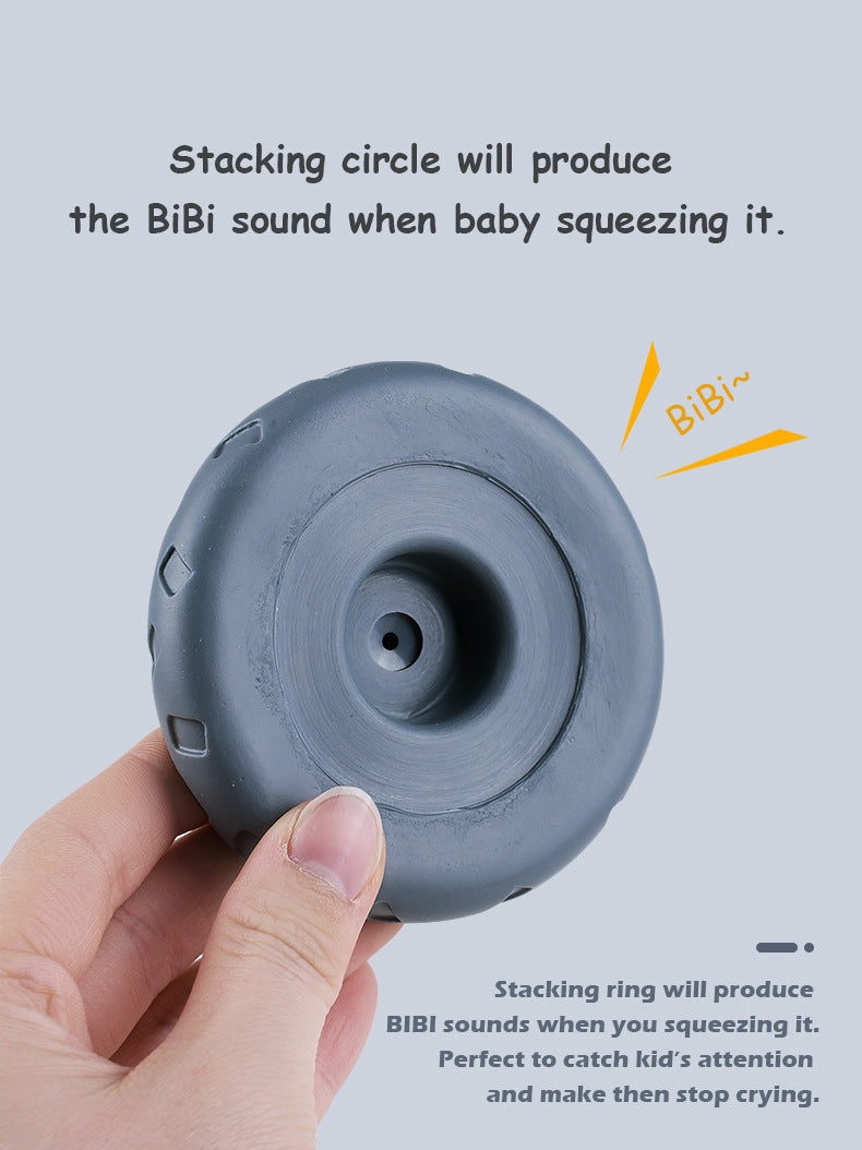 Infant Early Education Cognitive Six-layer Stack Soft Glue