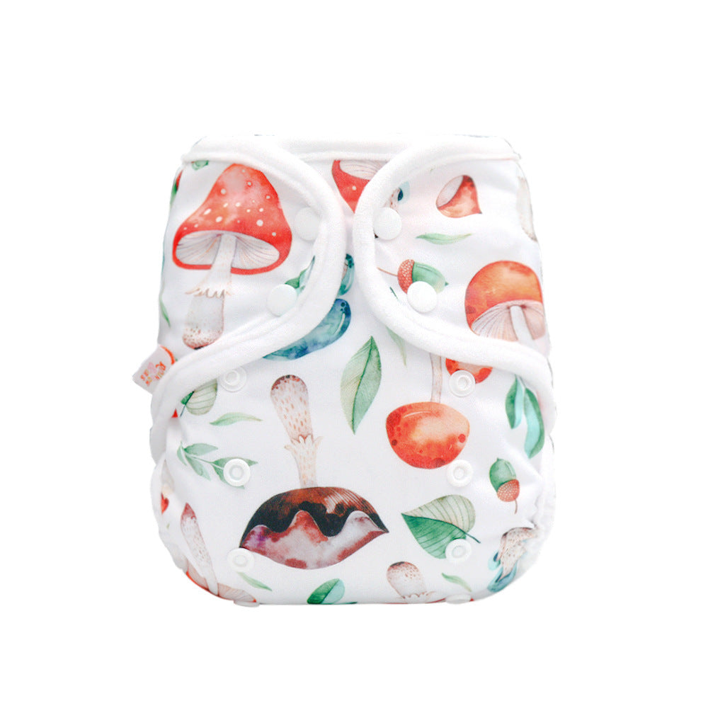 Rainbo&Iris Cute Fashion Cloth Diaper Cover With Rainbow Print Baby Gift Accessory