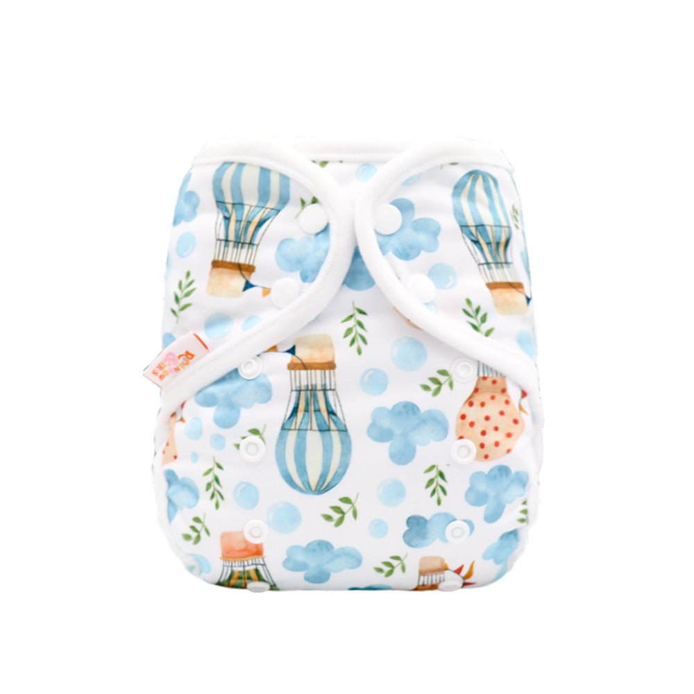 Rainbo&Iris Cute Fashion Cloth Diaper Cover With Rainbow Print Baby Gift Accessory