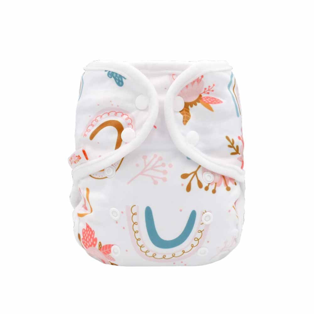 Rainbo&Iris Cute Fashion Cloth Diaper Cover With Rainbow Print Baby Gift Accessory